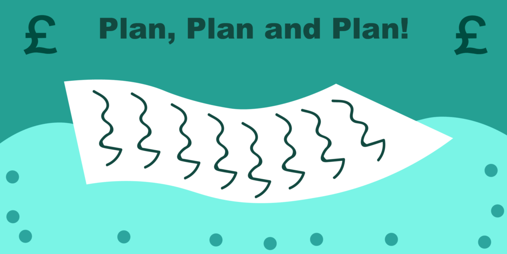 money saving tips - it's all in the planning
