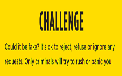 TAKE 5 TO STOP FRAUD