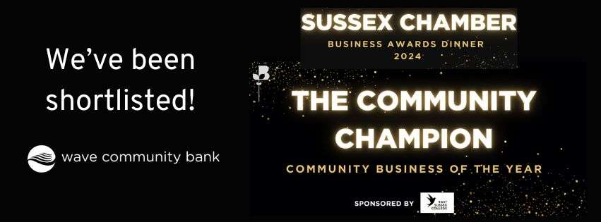 shortlisted for sussex chamber community champion