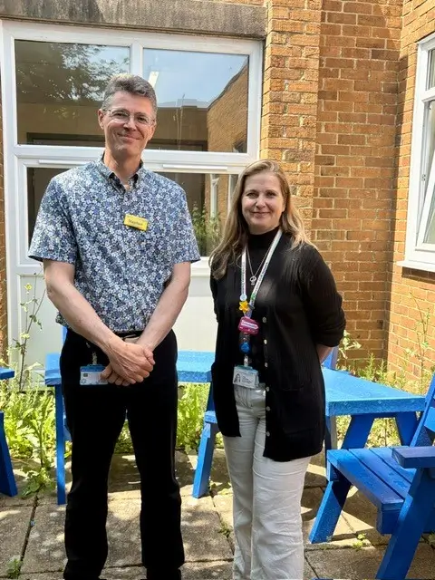 Money Tracy visits memorial garden