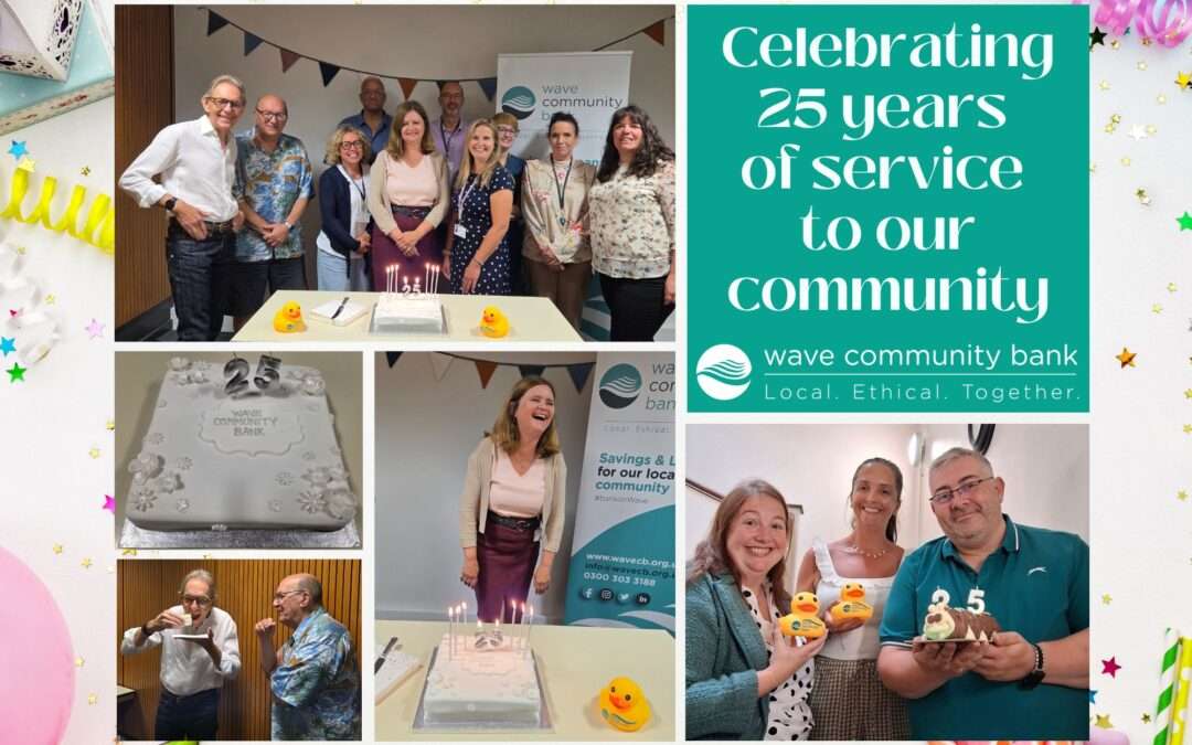 Wave Community Bank Celebrates 25 Years with Staff, Board and Volunteers