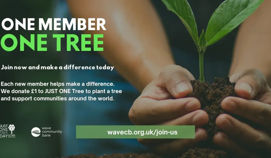 Wave Community Bank Partners with JUST ONE Tree